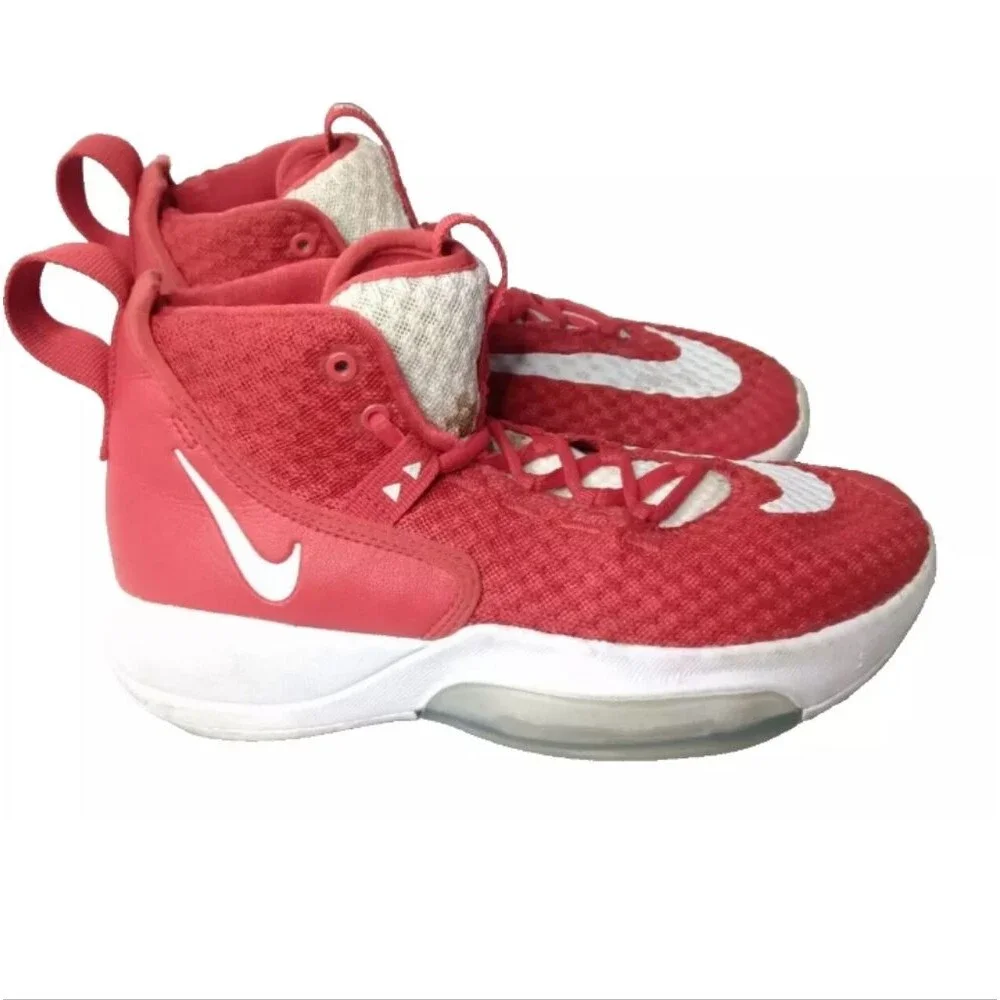 Nike Zoom Rize TB Shoes Men's Size 5 Red Sneakers Retail $140
